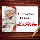 Search for cheeky christmas cards Santa humor