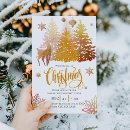 Search for hot pink christmas invitations Cookies and cocoa