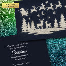 Search for sleigh and santa christmas cards Blue