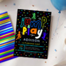 Search for park birthday invitations Indoor trampoline park