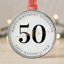 Search for 50th birthday christmas tree decorations Fiftieth