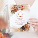 Search for rust bridal shower invitations Earthy tones rustic bloom