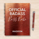 Search for boss notebooks Typography