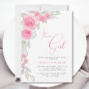 Search for boho baby girl shower invitations Elegant script calligraphy