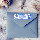 Search for seashell wedding return address labels Elegant