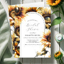 Search for sunflower bridal shower invitations Floral