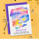 Search for pink 9th birthday invitations On cloud nine