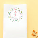 Search for cute flamingo stickers Baby shower