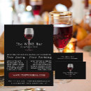 Search for wine glass business cards Winery