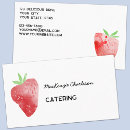 Search for strawberry business cards Fruit