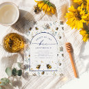 Search for bee 1st birthday invitations Watercolor
