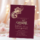 Search for gold paisley invitations Burgundy