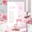 Search for baby shower table cards Pink bow