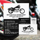 Search for motorcycle business cards Mechanics