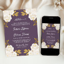 Search for lavender bouquet wedding invitations Watercolor floral bouquet