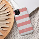 Search for coral and white iphone cases Stripes
