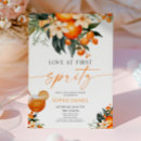 Search for summer fruit bridal shower invitations Love at first spritz