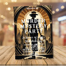 Search for detective invitations Murder mystery