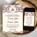 Search for burgundy lace wedding invitations Bismillah