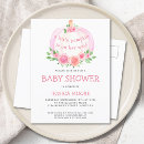 Search for little pumpkin on the way invitations Floral