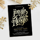 Search for annual corporate party invitations Black and gold