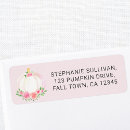 Search for pretty in pink return address labels Botanical