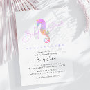 Search for seahorse baby shower invitations Watercolor