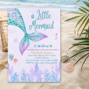Search for mermaid baby girl shower invitations Cute