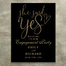 Search for engagement party supplies Minimalist