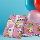 Search for funny sayings wrapping paper For her
