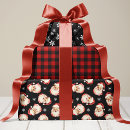 Search for black santa gift wrap Vintage