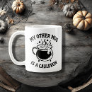Search for black cauldron mugs Black and white