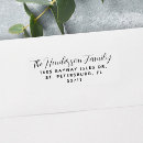 Search for return address christmas rubber stamps Newlywed