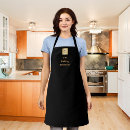 Search for logo business aprons Black
