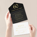 Search for cheers to 60 years birthday invitations Elegant