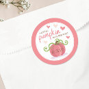 Search for cute little pumpkin stickers Baby shower