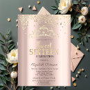 Search for crown sweet 16 invitations Girly