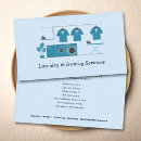 Search for ironing business cards Laundry service