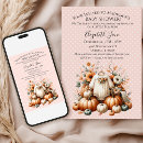 Search for our little pumpkin baby shower invitations Rustic