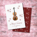 Search for musical christmas cards Violin
