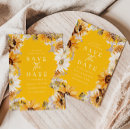 Search for sunflower wedding save the dates Modern