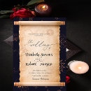 Search for mystical wedding invitations Dark