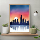Search for cityscape posters Silhouette
