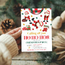 Search for funny santa christmas invitations Dirty santa party