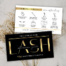 Search for glam business cards Black and gold