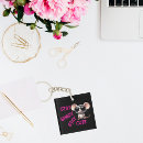 Search for quirky square key rings Whimsical