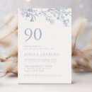 Search for vintage 90th birthday invitations Elegant