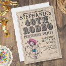 Search for vintage cowgirl invitations Country western