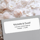 Search for casual return address labels Minimalist