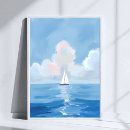 Search for sailboat painting posters Blue